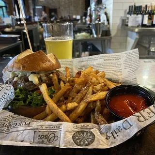 Mushroom Swiss Burger