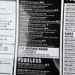Center menu