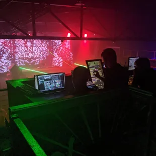 two people working on their laptops