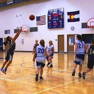 Coursers basketball team have the skills and the spirit!