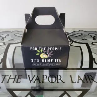 For the People hemp tea!
Hot seller and makes a great idea for gifting anyone who wants to try CBD and loves teas!