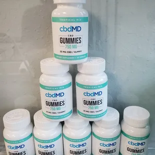 cbdMD! Some of the best gummies you&apos;ll ever try! We also have them in 300 mg doses. Tastes great and helps relax you after a hard day.