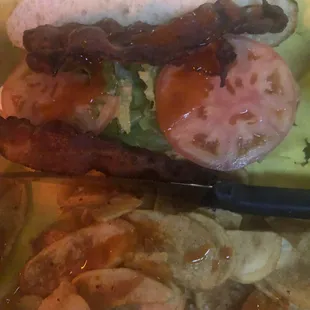 BLT on a hoagie.