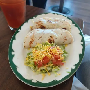 This is the Cowboy Tacos. A generous serving of special carne guisada.