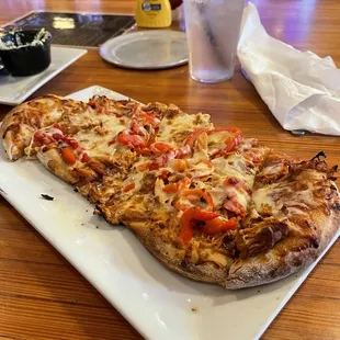 BBQ chicken flatbread