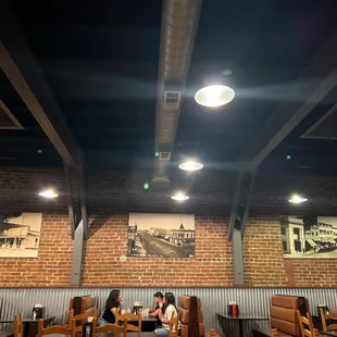 Inside art, love the brick