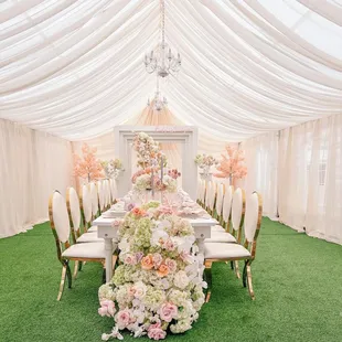 Host can upgrade reservation to add a 10x20 or 10x30 tent in our outdoor patio area.