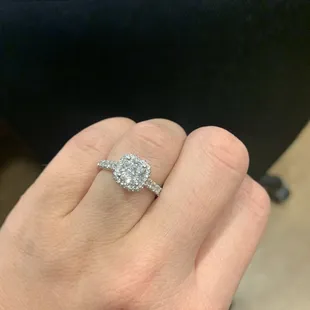 The Vault collection engagement ring