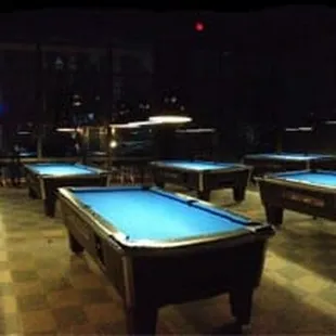 The pool room