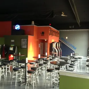 Seating area and darts