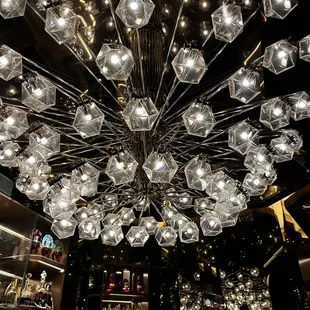 Beautiful chandelier inside