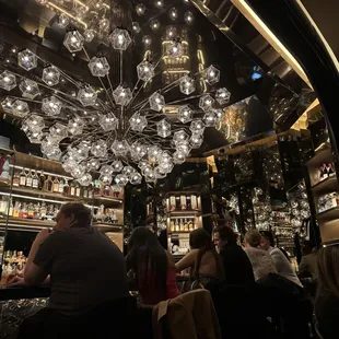 Bar seating in The Vault