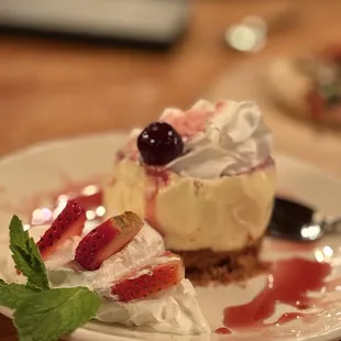 Black Cherry Ricotta Cheesecake