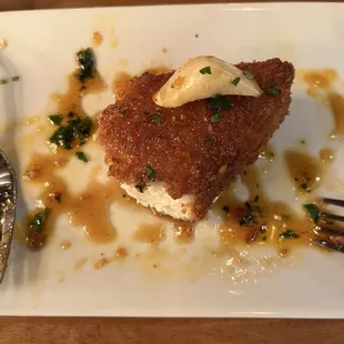 Crispy Garlic Queso