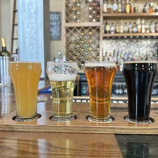Beer and Pretzel Flight