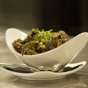 Thai Brussel Sprouts

Brussel Sprouts  |  Peanut Sauce  | Mae Ploy  |  Crushed Pistachios