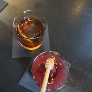 The bee and their own version of old fashioned so smooth!