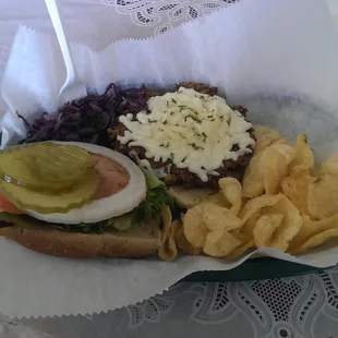 Black bean veggie burger