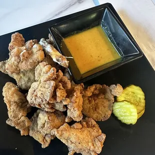 Fried (oyster mushroom) chicken