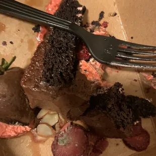 Strawberry chocolate cake