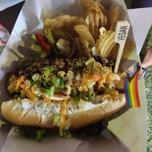 The Vegan Hot Dog Cart