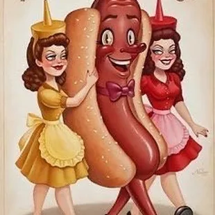 The general sense of deliciousness I experienced in my vegan hotdog.