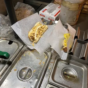 Our dogs being fixed up to our likings :)