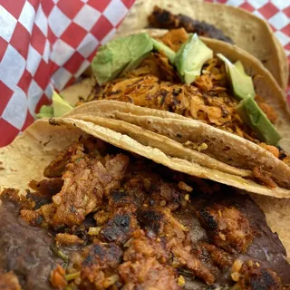 #4. Black Bean and Chorizo Taco