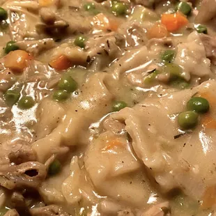 Jay's Old School Vegan Chick'n &amp; Dumplings. 
Available Now!