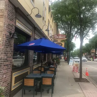 Outside dining