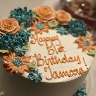 Almond birthday cake
