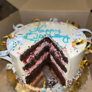Chocolate raspberry cake