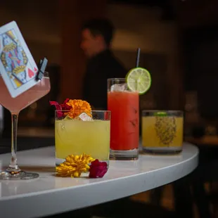 Four of our Signature Cocktails