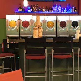 Some of the machines at work