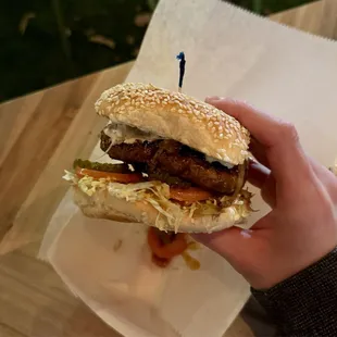 Lamb Burger