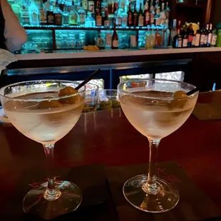 Classic martinis