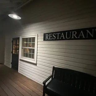 The door to The Velvet Martini is the one on the far left of this photo.  We were sat up there by the hostess from Sheldon Inn.