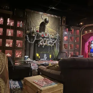 interior, sushi and sashimi