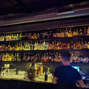 Bar area, unfortunately they do not have Drambuie otherwise Amy took great care of us.