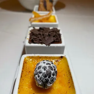 Trio creme brulee