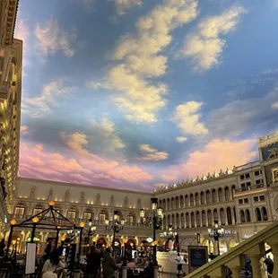 Inside the shopping area. Beautiful