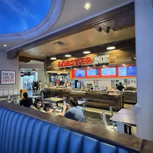 interior, sushi and sashimi