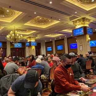 Inside poker room
