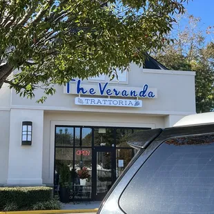 Front of restaurant