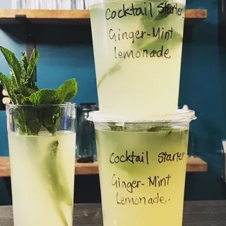 Fresh Ginger-Mint Lemonade
