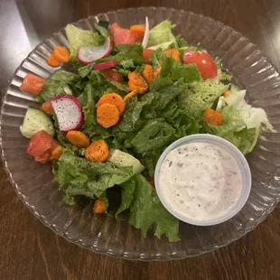 Harvest Side Salad &amp; Homemade Blue Cheese!