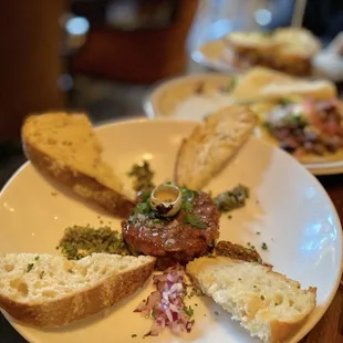 Steak Tartare - very overpriced and way too salty for a tiny portion.