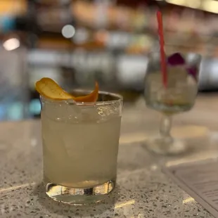 Sueños..Dreams! Tequila Luxardo Lemon Orange Rohan's Bitters @The Vesper Campbell Thanks Eve Wed 11/24/21