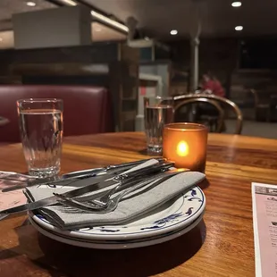 Waiting for the drinks and food