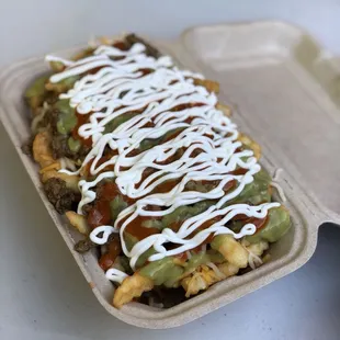 Carne asada nacho fries